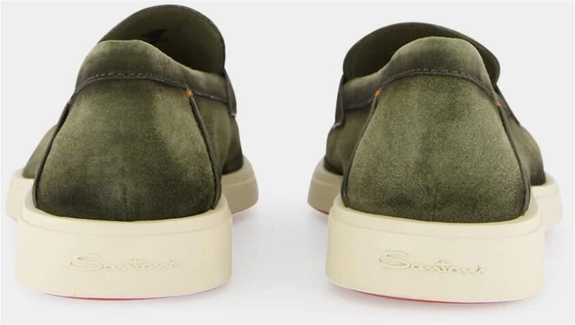 Santoni Penny Suede Loafers - Foto 6