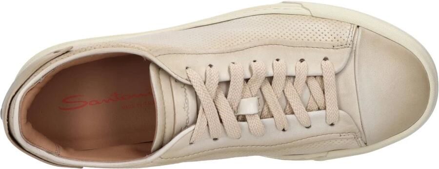Santoni Perforated Leather Sneaker - Foto 2