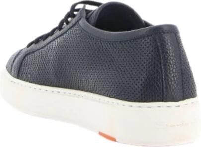 Santoni Perforated Leather Sneaker - Foto 4