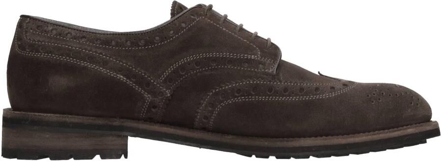 Santoni Platte schoenen Bruin