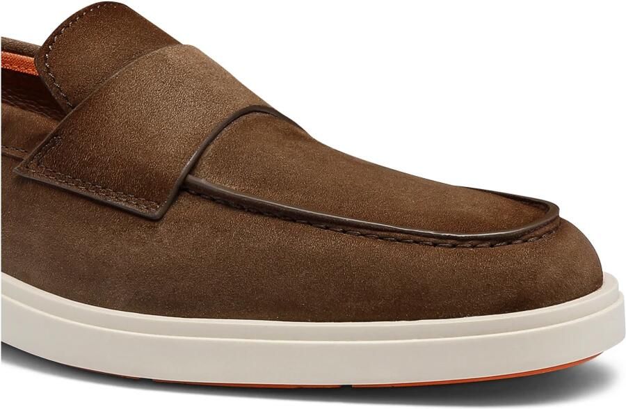SANTONI Instappers Heren Revolve Suède Bruin - Foto 3