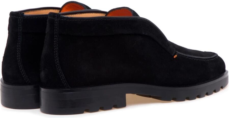 Santoni Heren Instappers Sue Spiegel Zwart Black - Foto 6