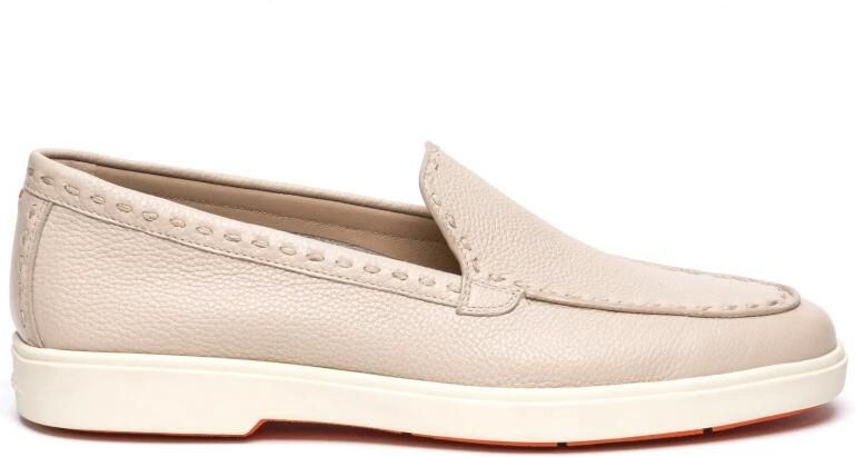 SANTONI Instappers Dames Yalta Row Maat: 41 Materiaal: Leer Kleur: Beige - Foto 2