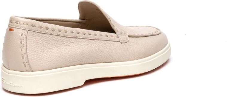 SANTONI Instappers Dames Yalta Row Maat: 41 Materiaal: Leer Kleur: Beige - Foto 5