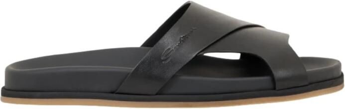 Santoni Sandalen met gekruiste bandjes