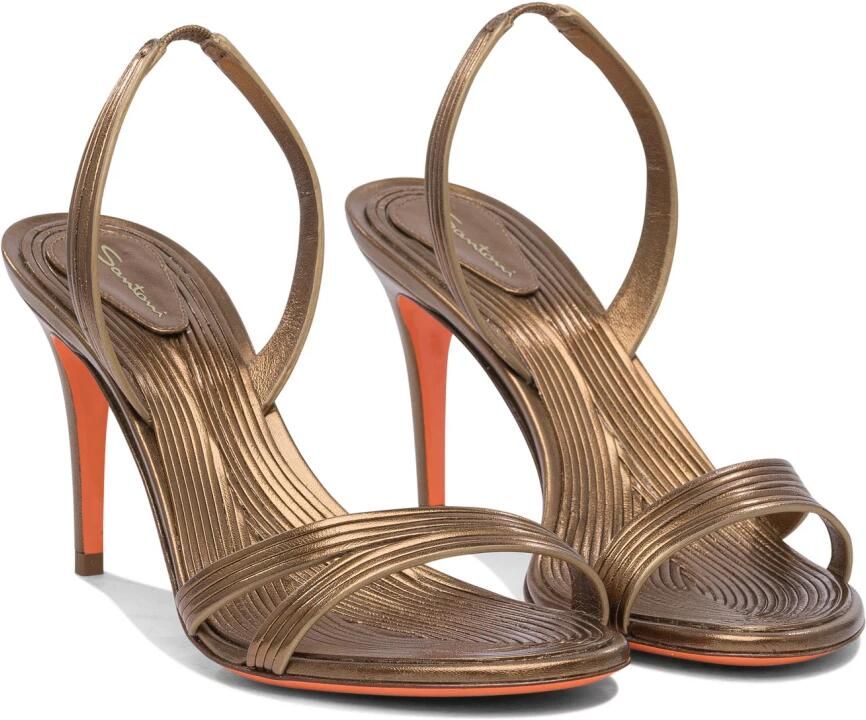 Santoni Sandalen met hoge hak - Foto 3
