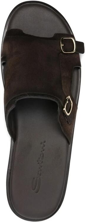 Santoni Slides met gespdetail - Foto 3