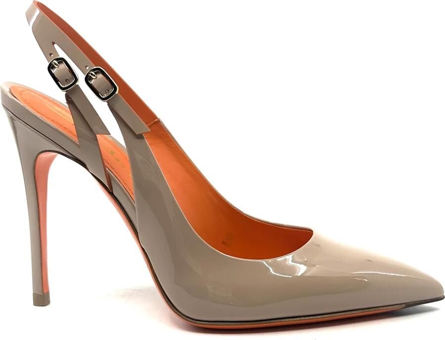 Santoni Slingback Sandalen met Hak