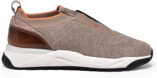 Santoni Sneaker van stretchstof
