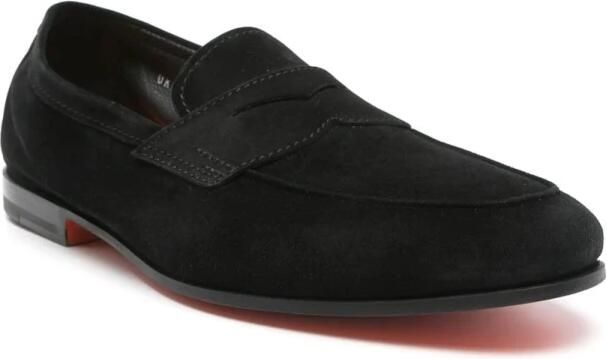 Santoni Stijlvolle leren loafers voor heren