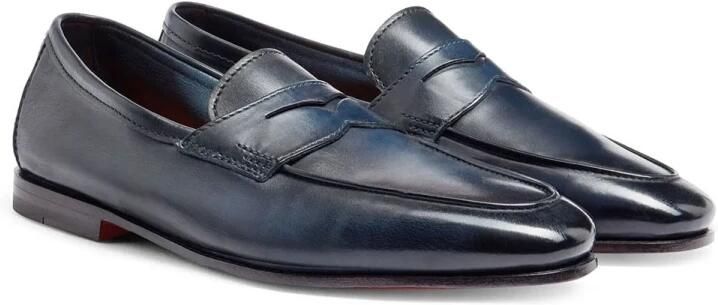 Santoni Stijlvolle leren loafers voor heren