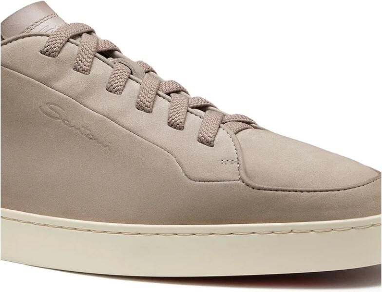 Santoni Suede Calf Leather Sneaker - Foto 2