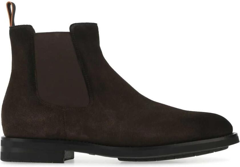 Santoni Suede Chelsea Boot
