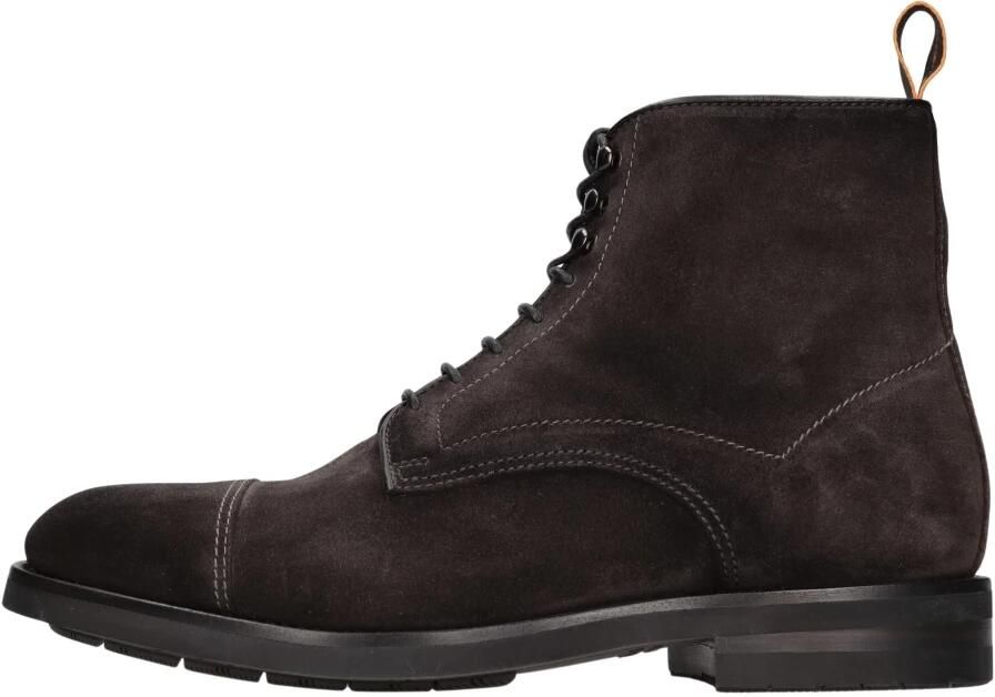 Santoni Suède Enkellaarzen