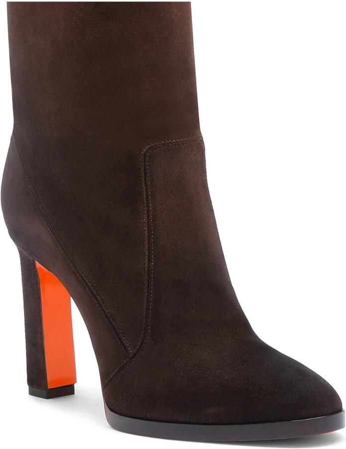 Santoni Suede High-heel Boot - Foto 2