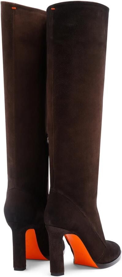 Santoni Suede High-heel Boot - Foto 4