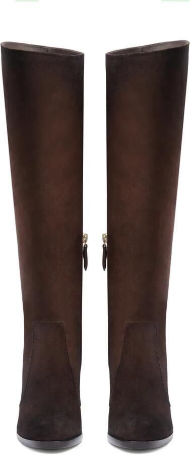 Santoni Suede High-heel Boot - Foto 5