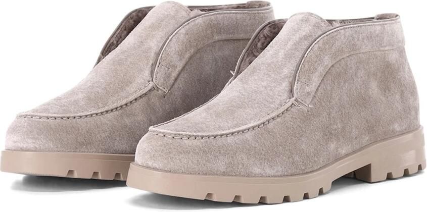 Santoni Suède instap-enkellaars