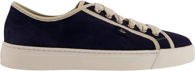 Santoni Suede Kalfsleren Sneakers