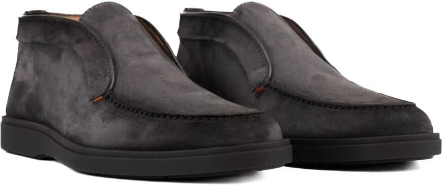 Santoni Suède Leren Enkellaarsjes - Foto 2