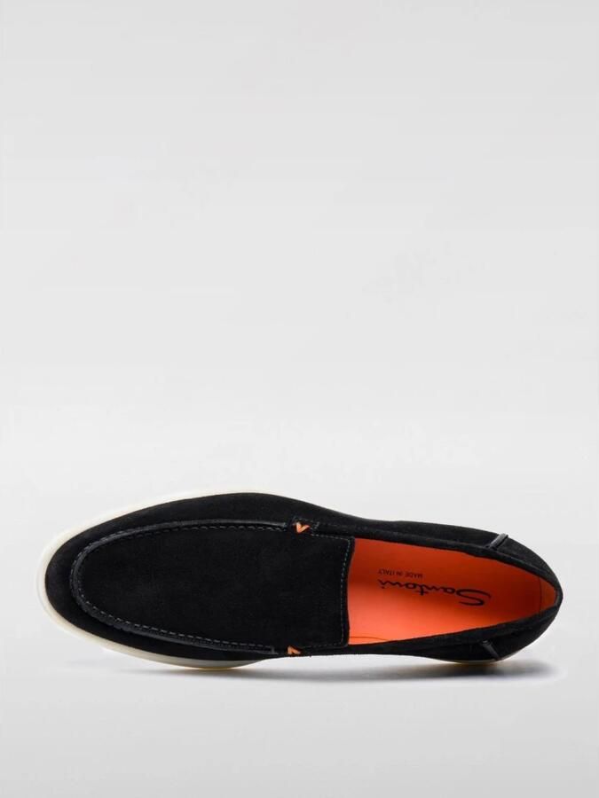 Santoni Suède Leren Loafers Casual Stijl