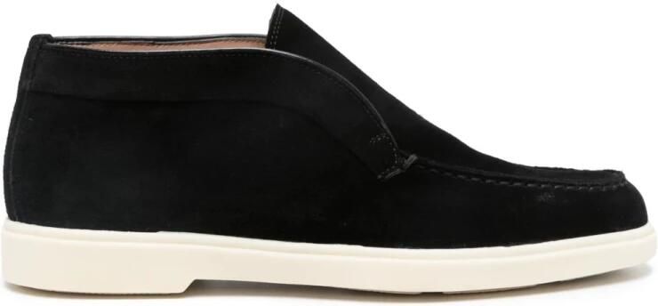Santoni Suède Loafers