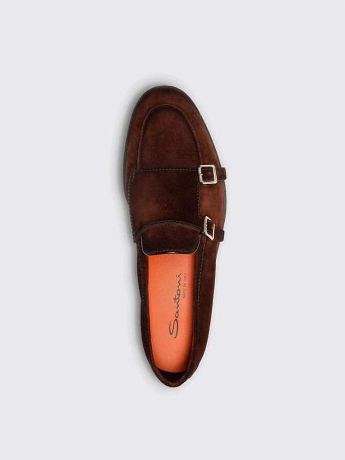 Santoni Dubbele gesp loafer voor heren