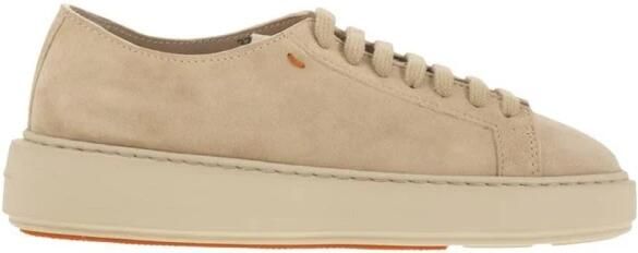 Santoni Suede Low-Top Sneakers