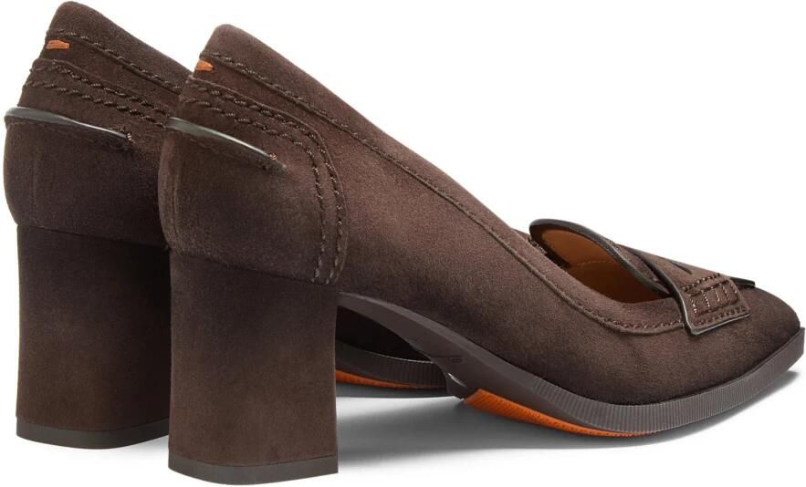 Santoni Suede Mid-Heel Pump - Foto 4