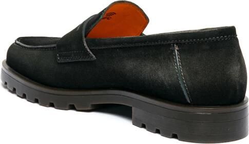 Santoni Suède Mocassin