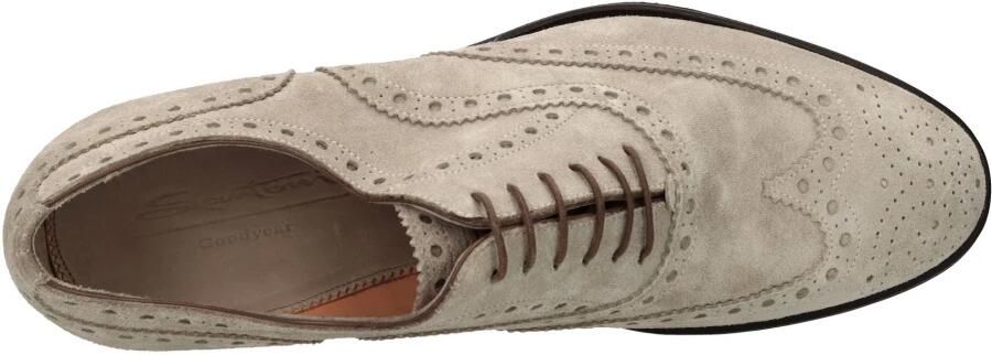 Santoni Suède Schoenen met Veters - Foto 5