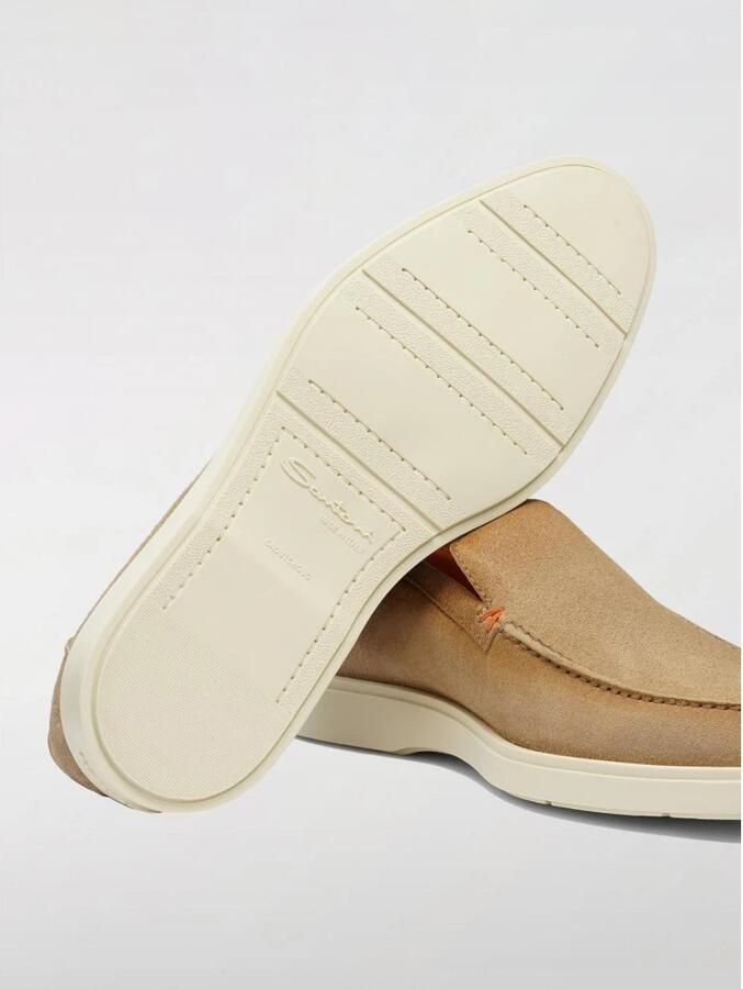 Santoni Suede Slipon Loafers