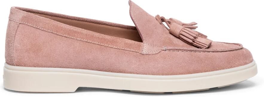 Santoni Suede Tassel Loafer