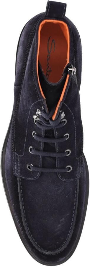 Santoni Suède Veterlaars met Shearling Voering - Foto 2