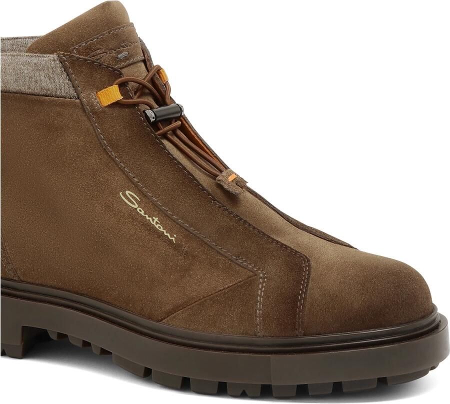 SANTONI Veterboots Heren 18972 5 47 Suède Bruin - Foto 2
