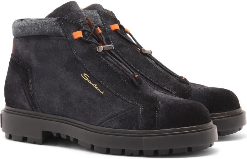 Santoni Suede Wandelschoen - Foto 4