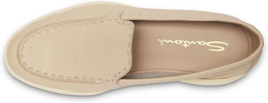 SANTONI Instappers Dames Yalta Row Maat: 41 Materiaal: Leer Kleur: Beige - Foto 2