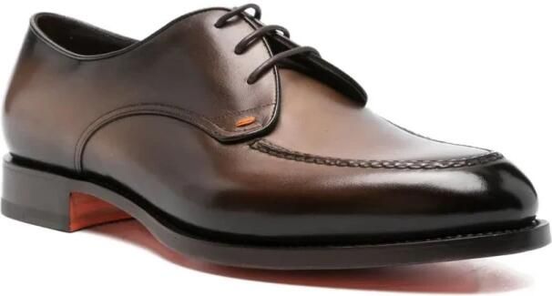 Santoni Tweekleurige Derby Schoenen - Foto 2