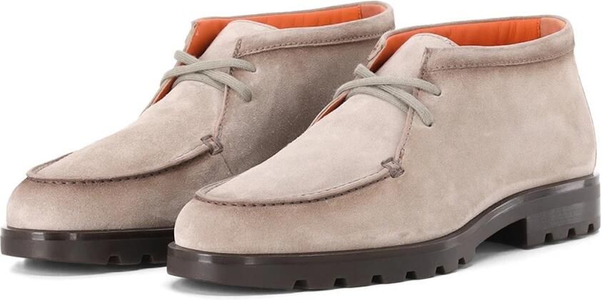 SANTONI Veterschoenen Heren 18609 Suède Beige
