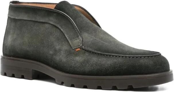 Santoni Vetersluiting Rockstijl Schoenen