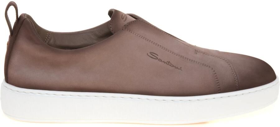 Santoni Victory Nubuck Slip-On