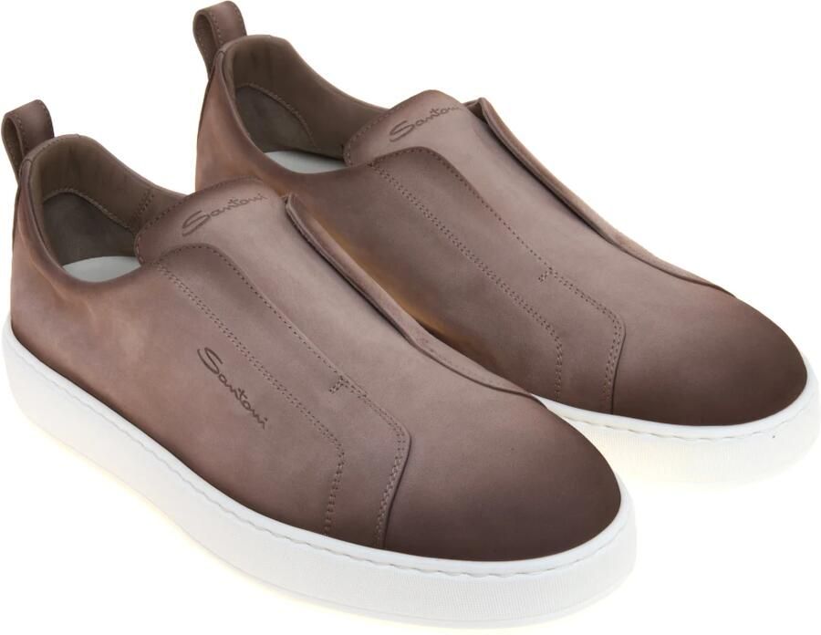 Santoni Victory Nubuck Slip-On - Foto 3