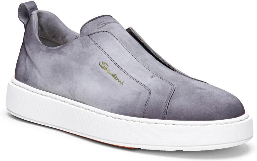 Santoni Velours Slip-On Sneaker met Ombré Detail - Foto 3