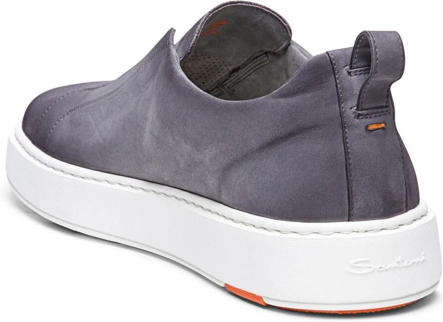 Santoni Velours Slip-On Sneaker met Ombré Detail - Foto 2