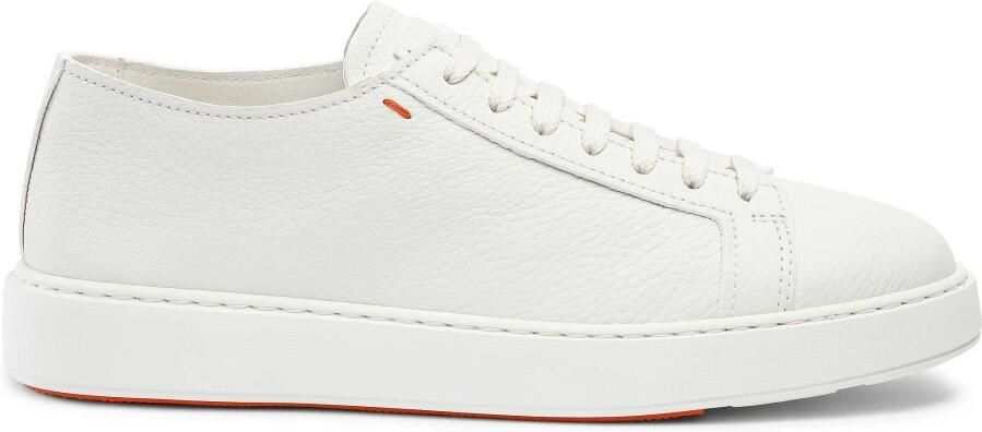 Santoni Witte Sneaker van Getrommeld Leer - Foto 2