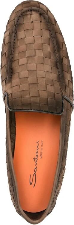 Santoni Woven Suede Loafer - Foto 2