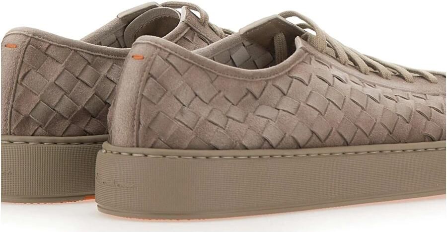 Santoni Woven Suede Sneakers - Foto 2