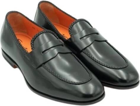 Santoni Shoes Black Heren
