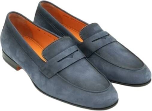 Santoni Shoes Blue Heren