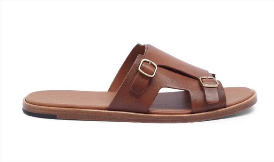 Santoni Shoes Brown Heren